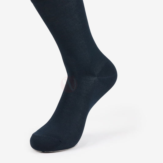 LEADER Chaussettes Fil d’Ecosse en Coton Bleu foncé / 39 42 Chaussette