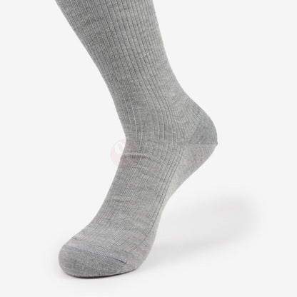 LEADER Chaussettes Médicale Ligné en Coton Gris chine / 39 42 Chaussette