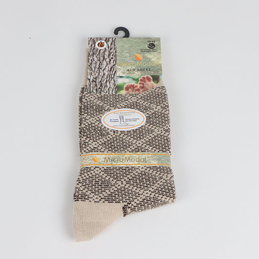 LEADER Chaussettes Micromodal Classic Motif