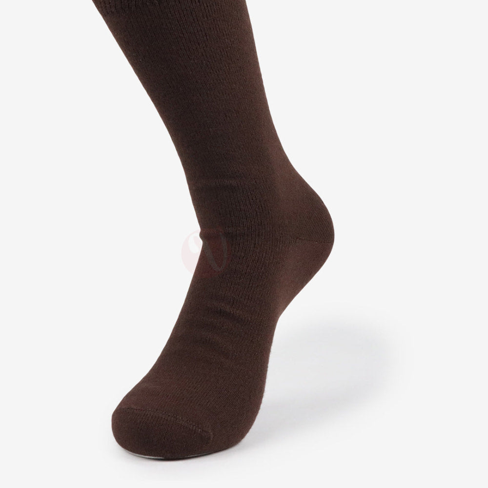 LEADER Chaussettes Micromodal Thermique Marron foncé / 40 44 Chaussette