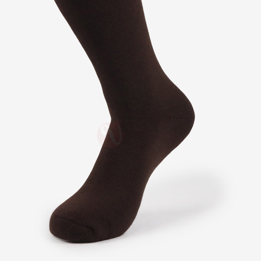 LEADER Chaussettes Simple Chaudes Marron foncé / 39 43 Chaussette