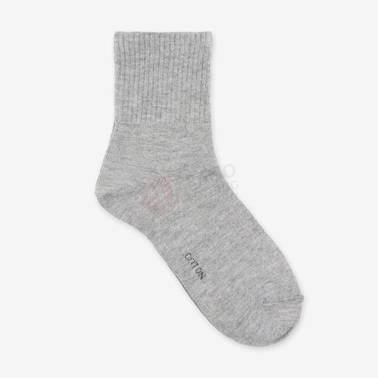 Leader Chaussettes Sport Coton Mi-Long Gris / 39-42 Chaussette