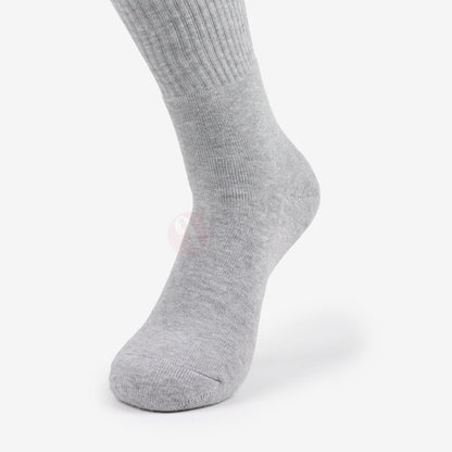 LEADER Chaussettes Sport Style Tennis Gris / 39 42 Chaussette