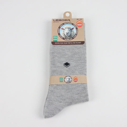 LEADER Chaussettes Chaudes en Laine Naturelle
