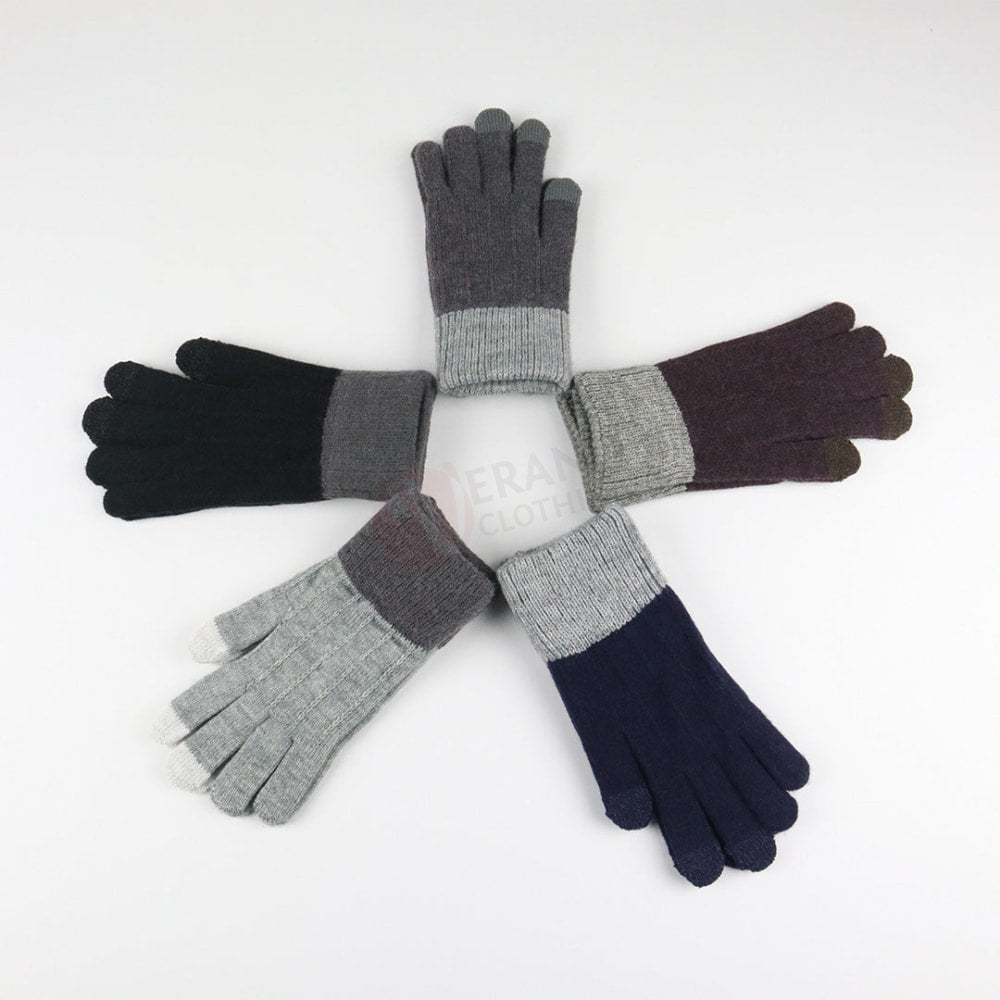 Lot 5 Gants d’Hiver Ligné PACK