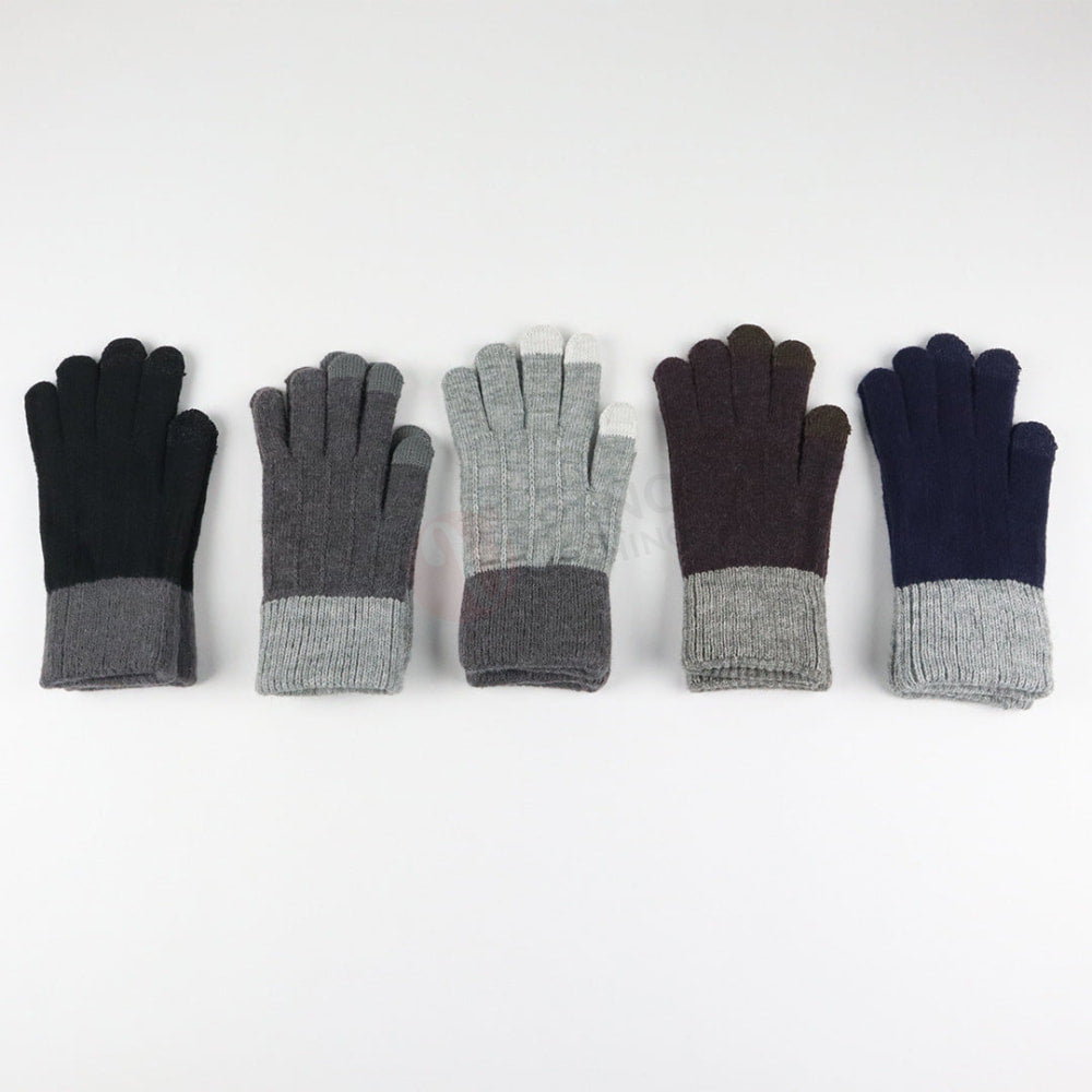 Lot 5 Gants d’Hiver Ligné PACK