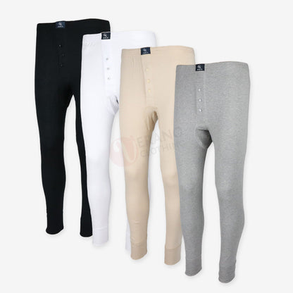 NAÏCO Lot 4 Sous pantalons thermique 100% Coton Sous pantalon