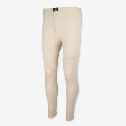 NAÏCO Sous pantalon thermique 100% Coton Beige / Standard Sous pantalon