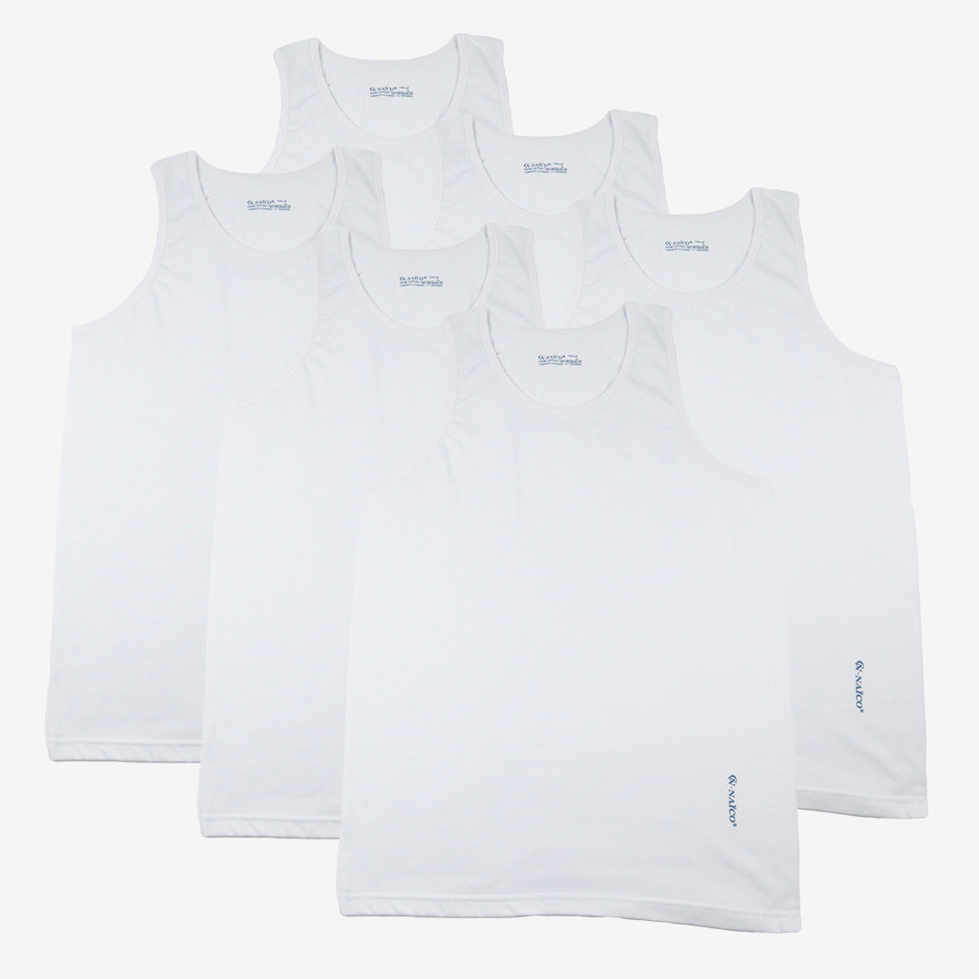 NAÏCO Lot 6 Débardeurs 100% Coton