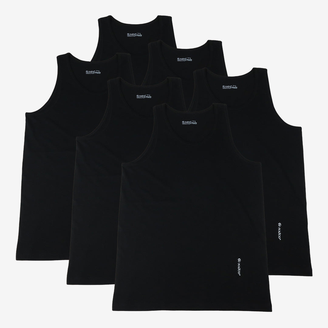 NAÏCO Lot 6 Débardeurs 100% Coton