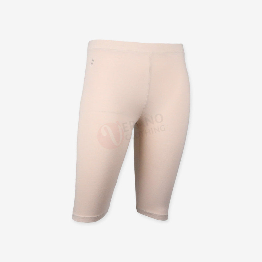 PARTNERS Cycliste Femme Coton Stretch – Short Caleçon Confort Beige / S Caleçon