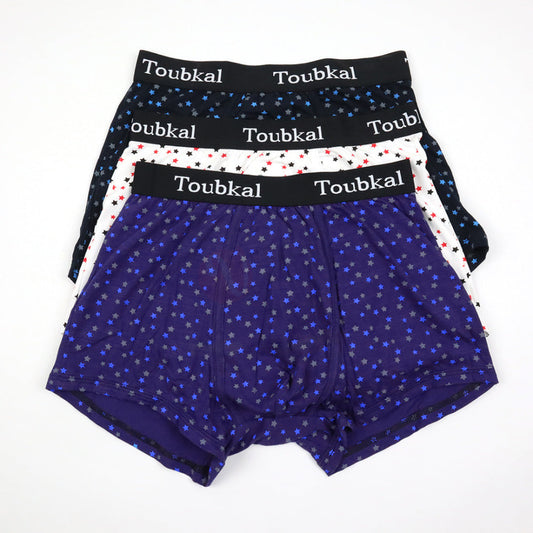 Toubkal Lot 3 Boxers Etoile Coton Pack