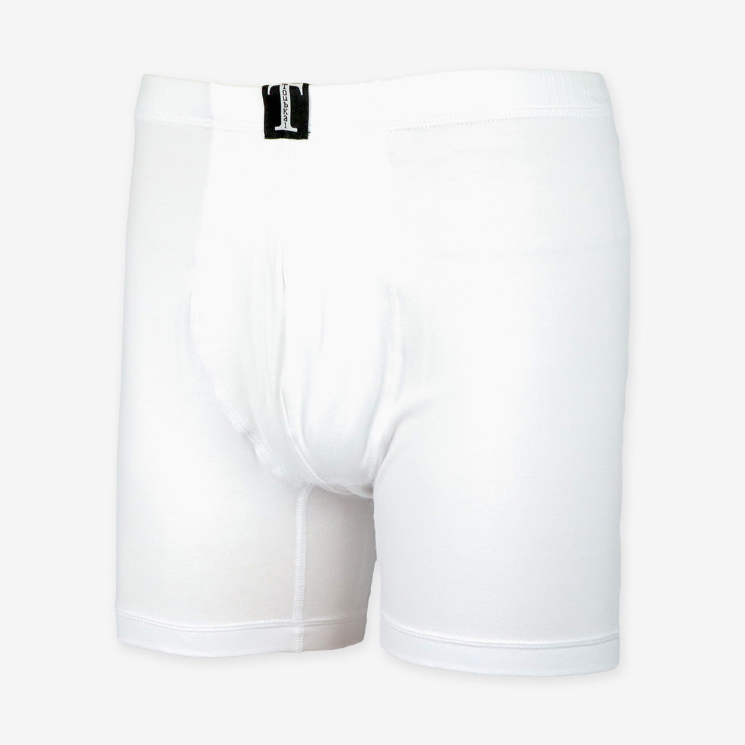 Toubkal Boxer Simple Coton Blanc / S