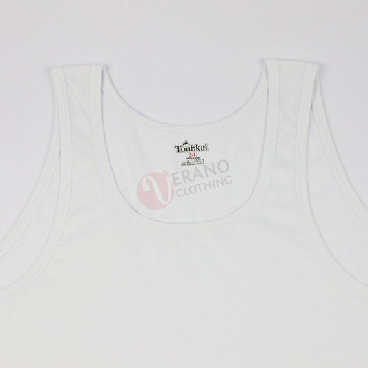 Toubkal Débardeur Blanc 100% Coton