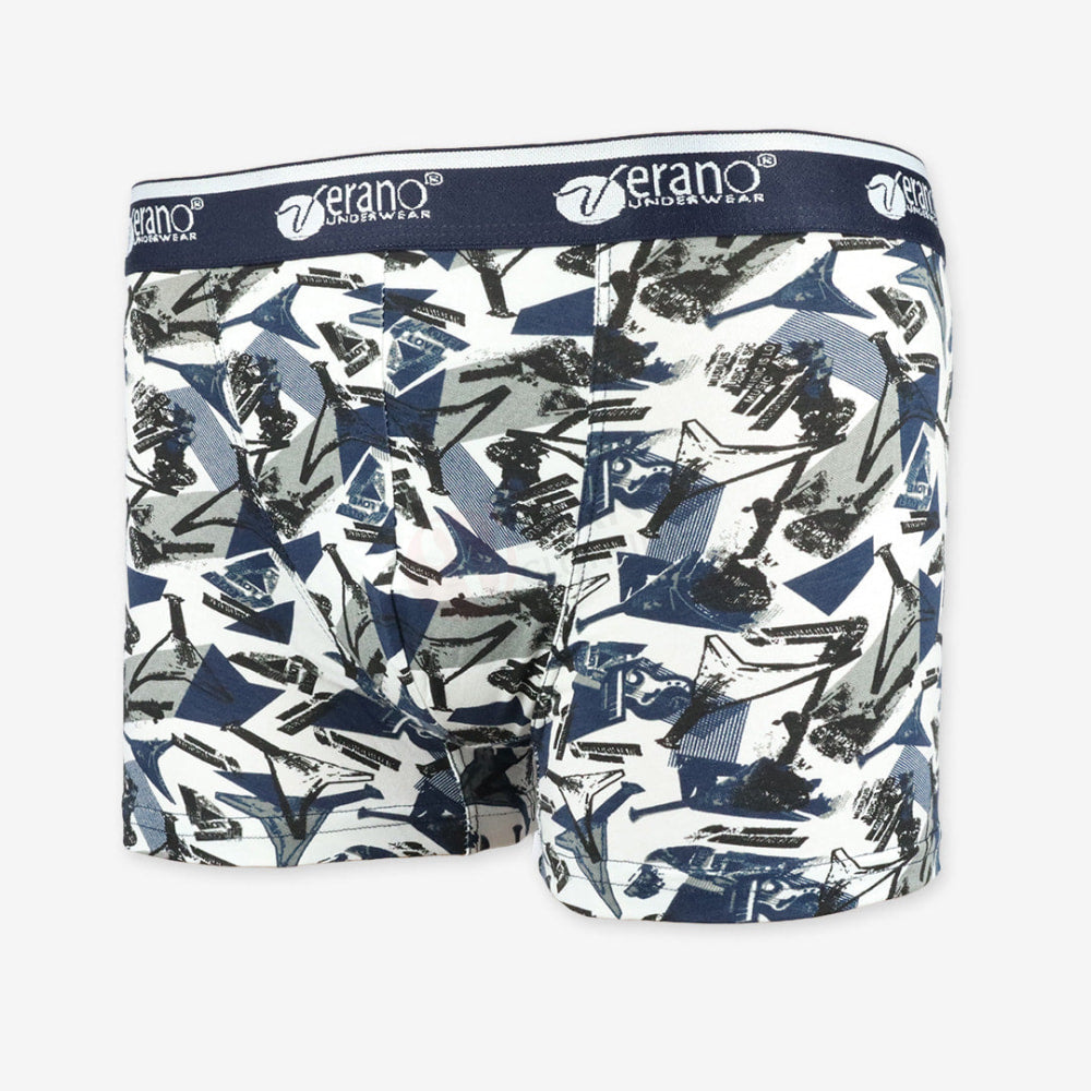 Verano Boxer Guitar Bande Coton Bleu Foncé / M