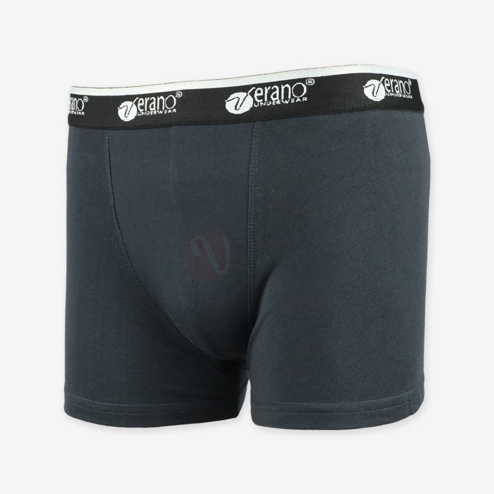 Verano Boxer Simple Bande Coton Gris Foncé / M