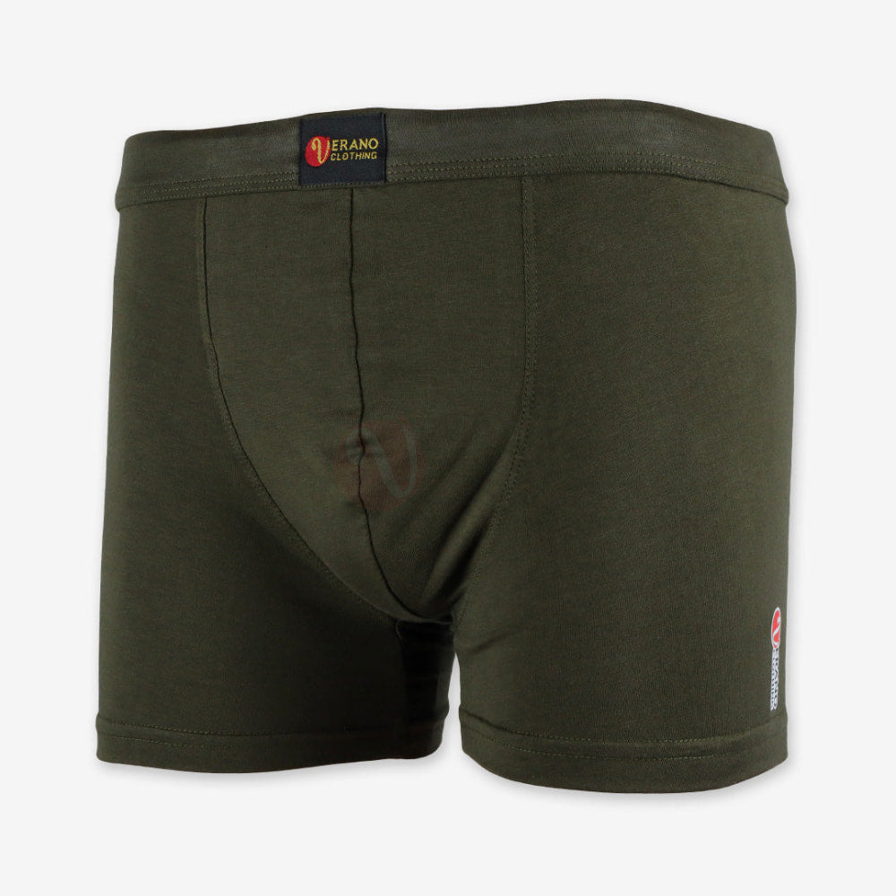 VERANO Boxer Simple Coton Marron foncé / 1 Pièce / M Boxer