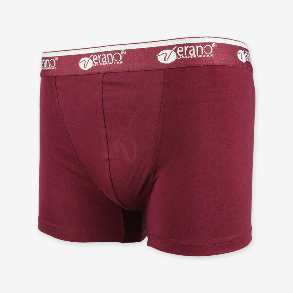 Verano Boxer Simple Bande Coton Rouge / M