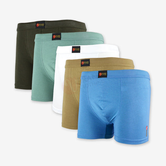 VERANO Lot de 5 Boxers Homme Coton Confort PACK
