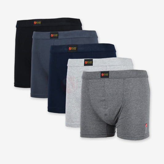Verano Lot 5 Boxers Simple Coton Pack