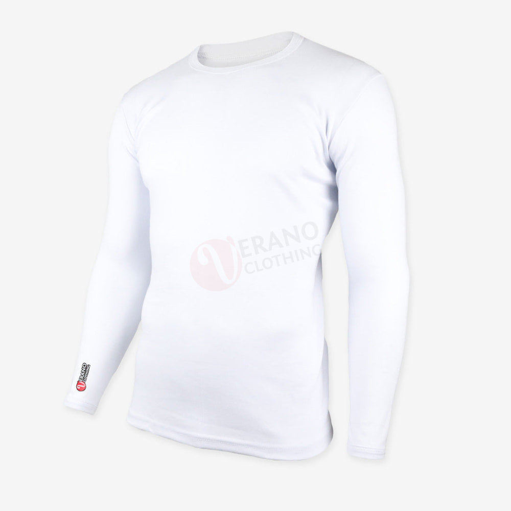 Verano Sous Pull Thermique 100% Coton Blanc / S-M-L