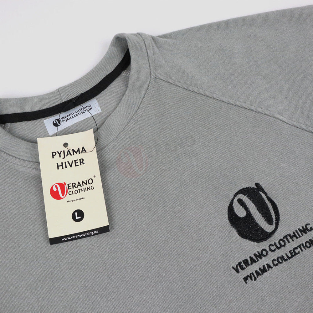 VERANO Pyjama Coton Automne-Hiver Pyjama