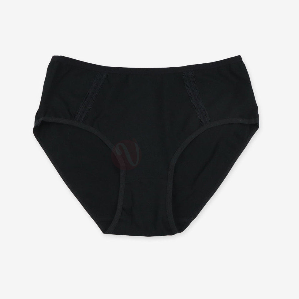 VICTORIA Culotte Coton Style 2 / Noir / XL Culotte et Shorty