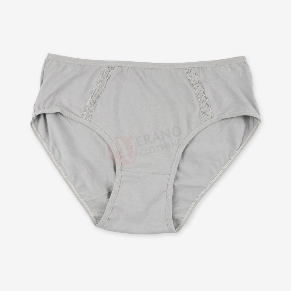 VICTORIA Culotte Coton Style 2 / Gris / XL Culotte et Shorty
