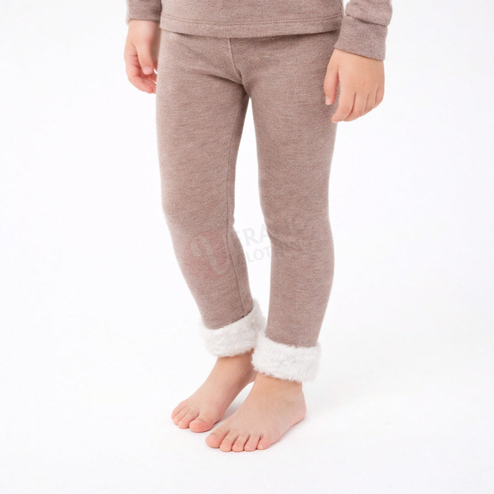 YANOIR Collant Thermique Unisexe Enfant – Legging Chaud Doublé Hiver Collant