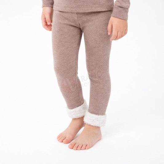 YANOIR Collant Thermique Unisexe Enfant – Legging Chaud Doublé Hiver Collant