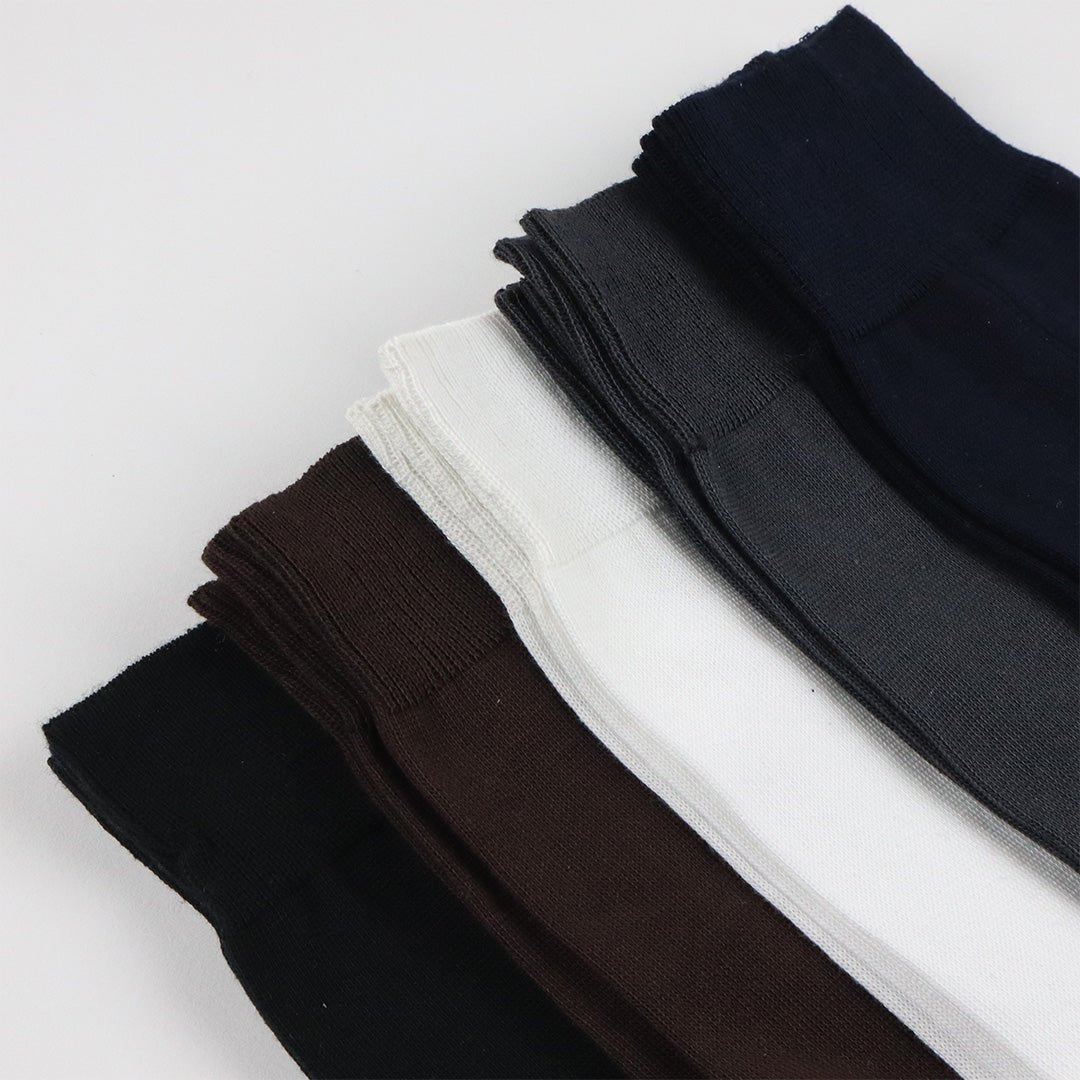 Lot de Paires de Chaussettes Classique en Coton Couleur unie - Verano Clothing